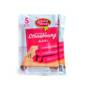 250G SAUCISSE STRASBOURG DINDY