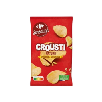 Chips craquantes CARREFOUR le paquet de 150g